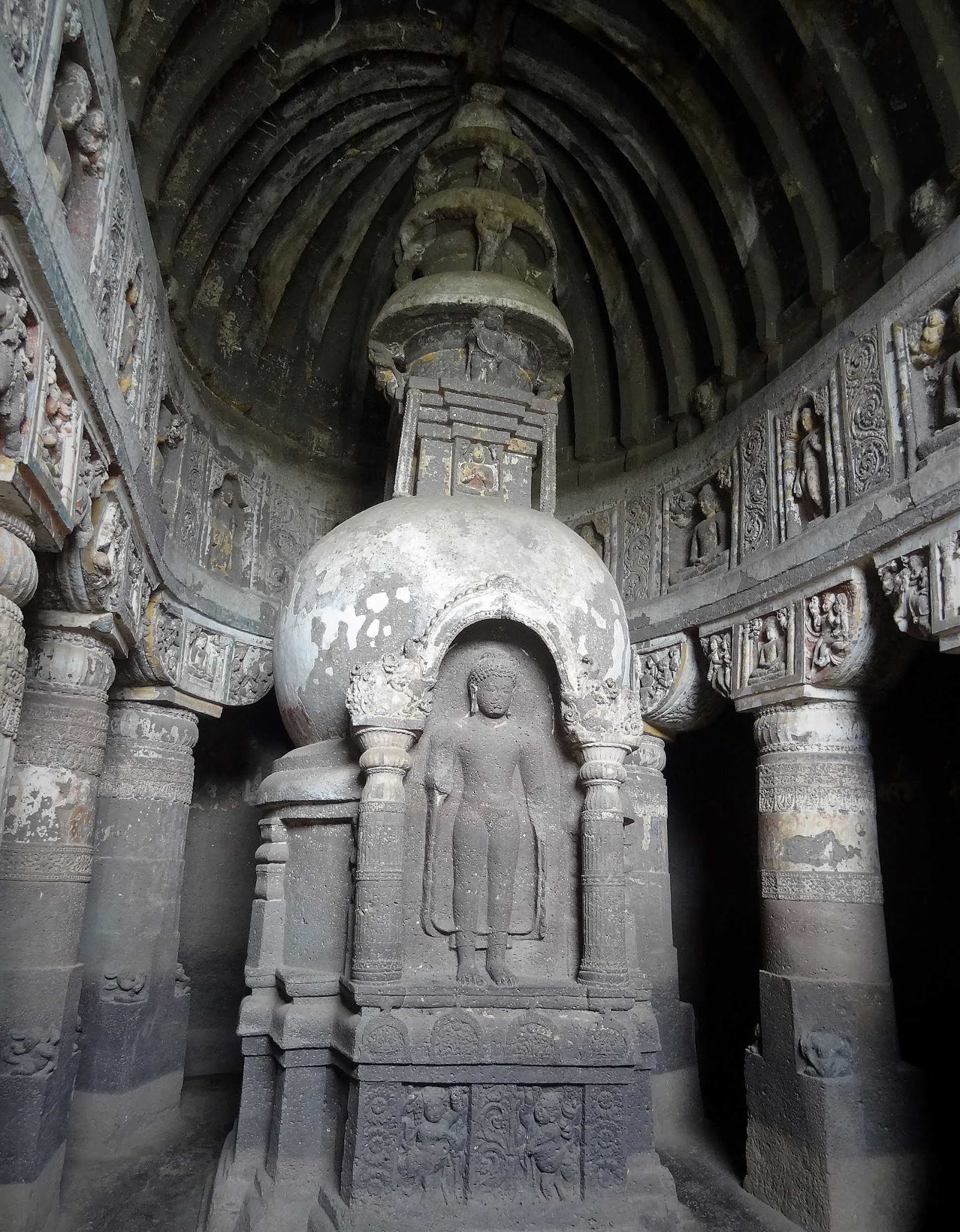 Cave 19 Chaitya Hall